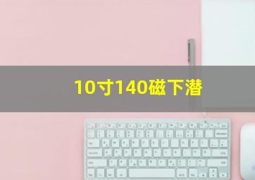 10寸140磁下潜