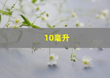 10毫升