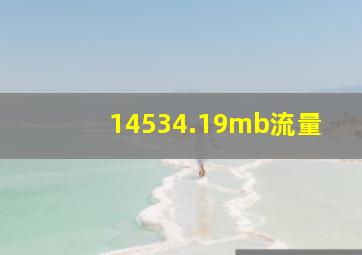 14534.19mb流量