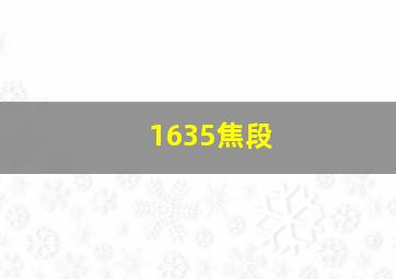 1635焦段