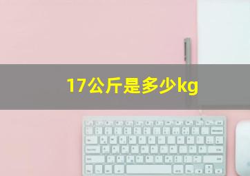 17公斤是多少kg