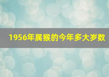 1956年属猴的今年多大岁数