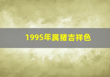 1995年属猪吉祥色