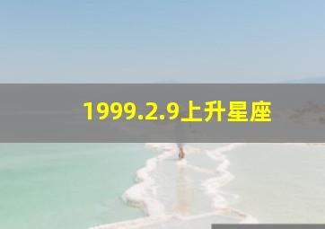 1999.2.9上升星座