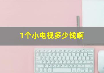 1个小电视多少钱啊