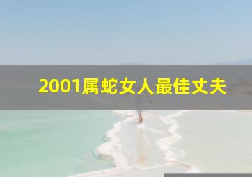 2001属蛇女人最佳丈夫