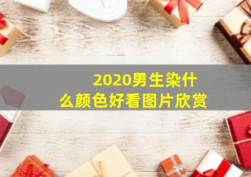 2020男生染什么颜色好看图片欣赏