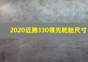 2020迈腾330领先轮胎尺寸