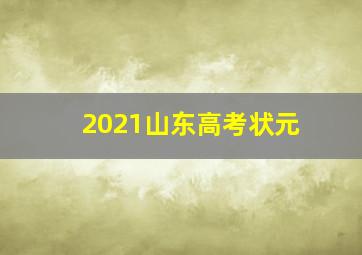 2021山东高考状元