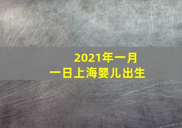 2021年一月一日上海婴儿出生