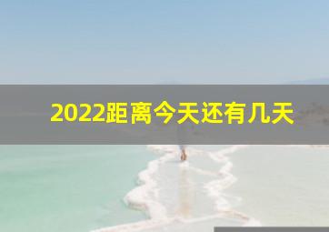 2022距离今天还有几天