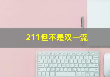 211但不是双一流