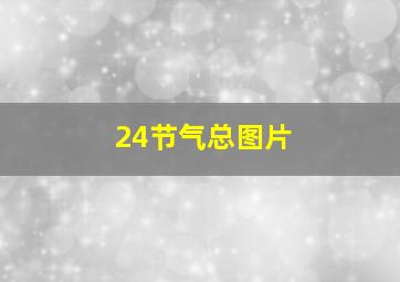 24节气总图片