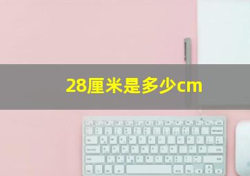 28厘米是多少cm