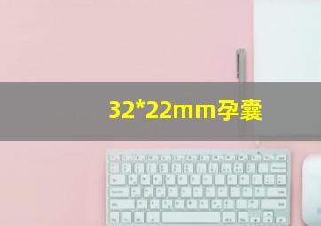 32*22mm孕囊