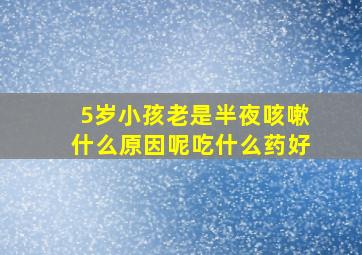 5岁小孩老是半夜咳嗽什么原因呢吃什么药好