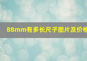 88mm有多长尺子图片及价格