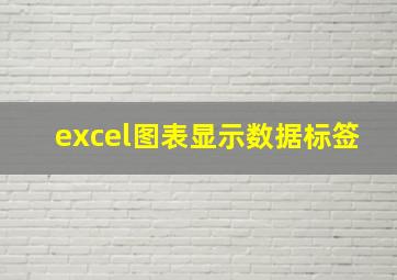 excel图表显示数据标签