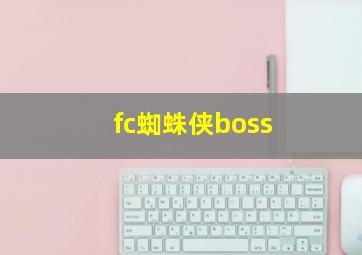 fc蜘蛛侠boss