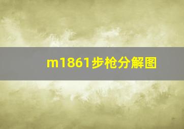 m1861步枪分解图