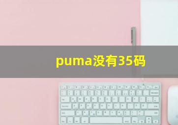 puma没有35码