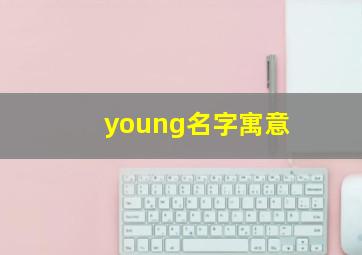 young名字寓意