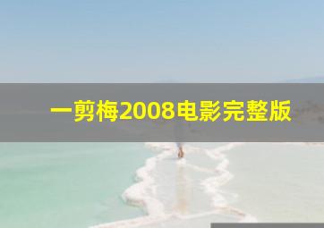 一剪梅2008电影完整版