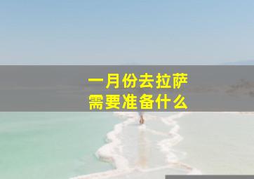 一月份去拉萨需要准备什么