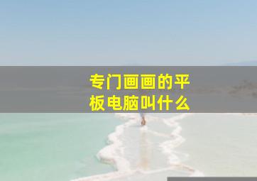 专门画画的平板电脑叫什么