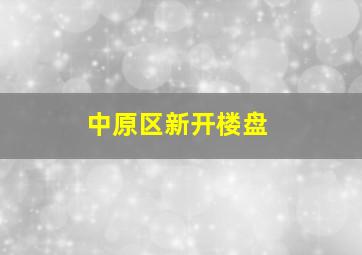 中原区新开楼盘