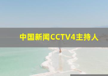 中国新闻CCTV4主持人