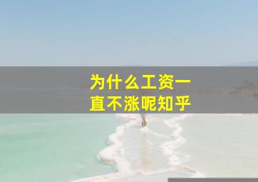 为什么工资一直不涨呢知乎