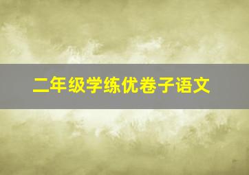 二年级学练优卷子语文