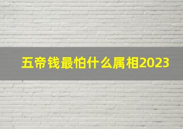 五帝钱最怕什么属相2023