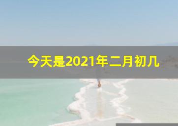 今天是2021年二月初几