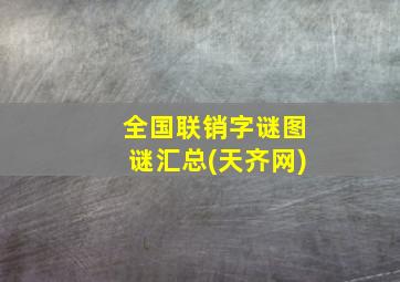 全国联销字谜图谜汇总(天齐网)