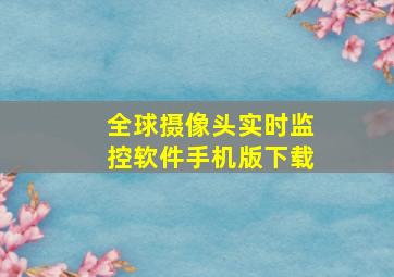 全球摄像头实时监控软件手机版下载