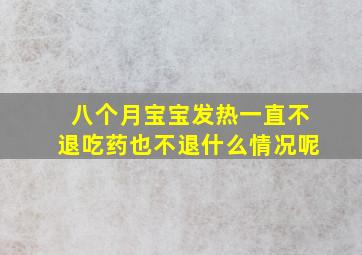 八个月宝宝发热一直不退吃药也不退什么情况呢