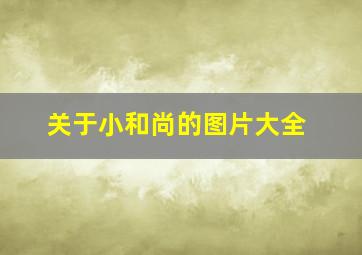 关于小和尚的图片大全