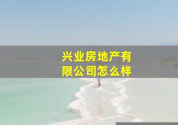 兴业房地产有限公司怎么样