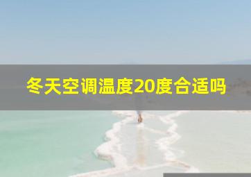 冬天空调温度20度合适吗