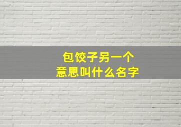 包饺子另一个意思叫什么名字