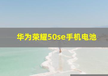 华为荣耀50se手机电池