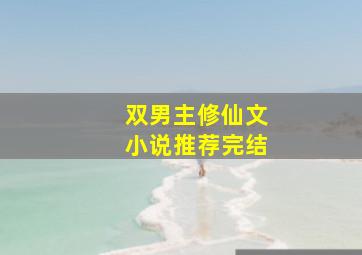 双男主修仙文小说推荐完结