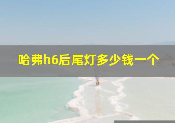 哈弗h6后尾灯多少钱一个