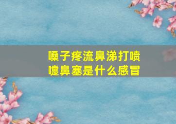 嗓子疼流鼻涕打喷嚏鼻塞是什么感冒