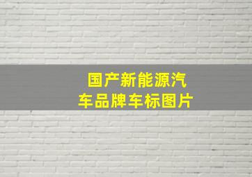 国产新能源汽车品牌车标图片