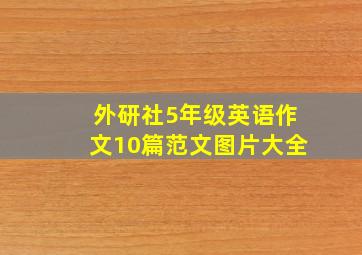 外研社5年级英语作文10篇范文图片大全