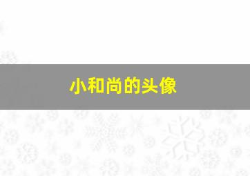 小和尚的头像