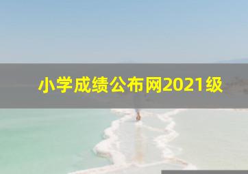 小学成绩公布网2021级